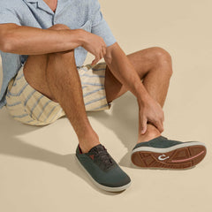 Moku Pae Men's Boat Shoes - Island Salt / Koi