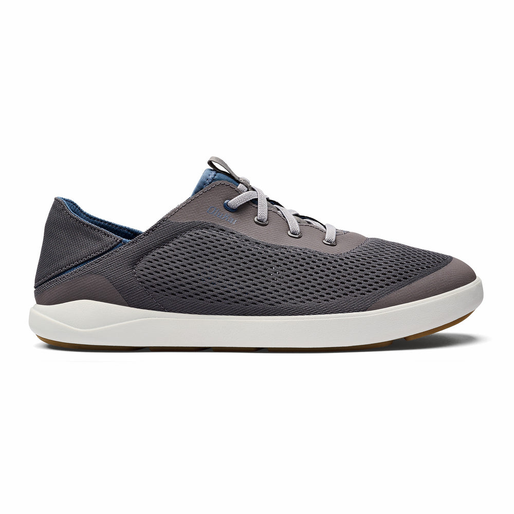 Moku Pae Men's Boat Shoes - Pavement / Vintage Blue