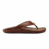 Mekila Men's Full-Grain Leather Beach Sandals - Natural