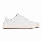 Pehuea Lī ‘Ili Women's Leather Sneakers - White