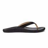 Honu Leather Beach Sandals - Black