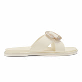 La‘i Slide Slide Beach Sandals - White Sand