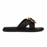 La‘i Slide Slide Beach Sandals - Black