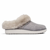 Ku‘i Fuzzy Slip-On Slippers - Fog