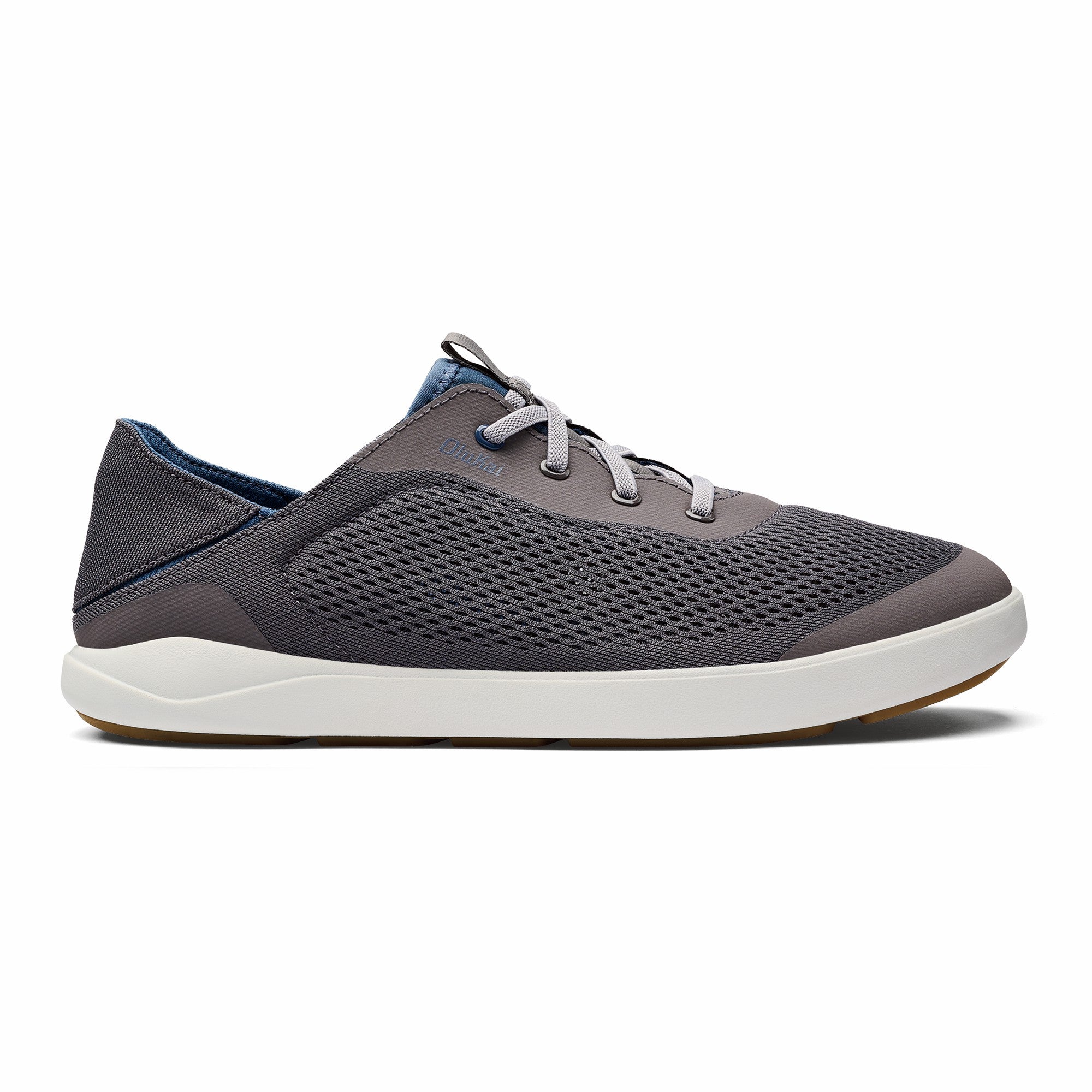 Moku Pae Men's Boat Shoes - Pavement / Vintage Blue