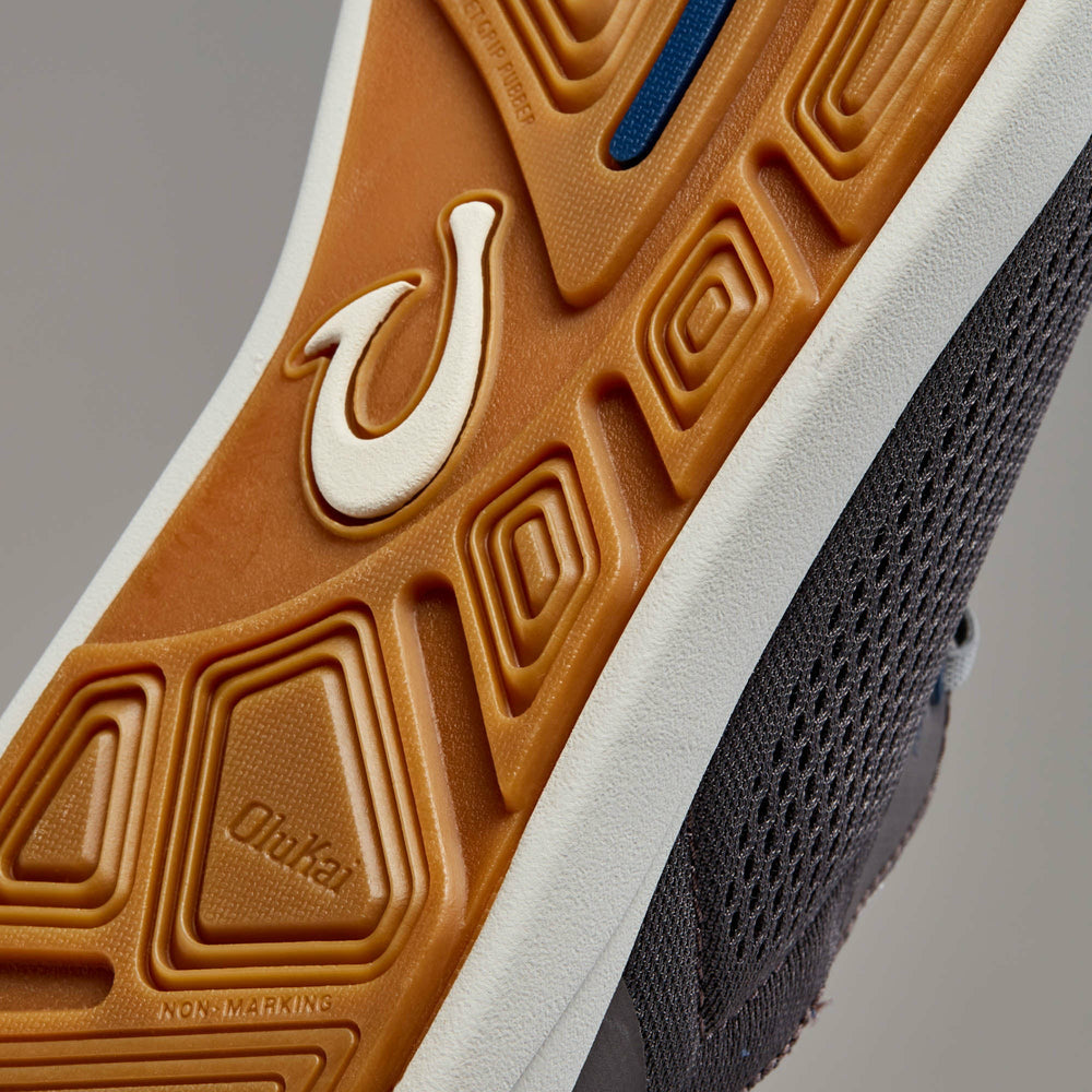 Moku Pae Men's Boat Shoes - Pavement / Vintage Blue