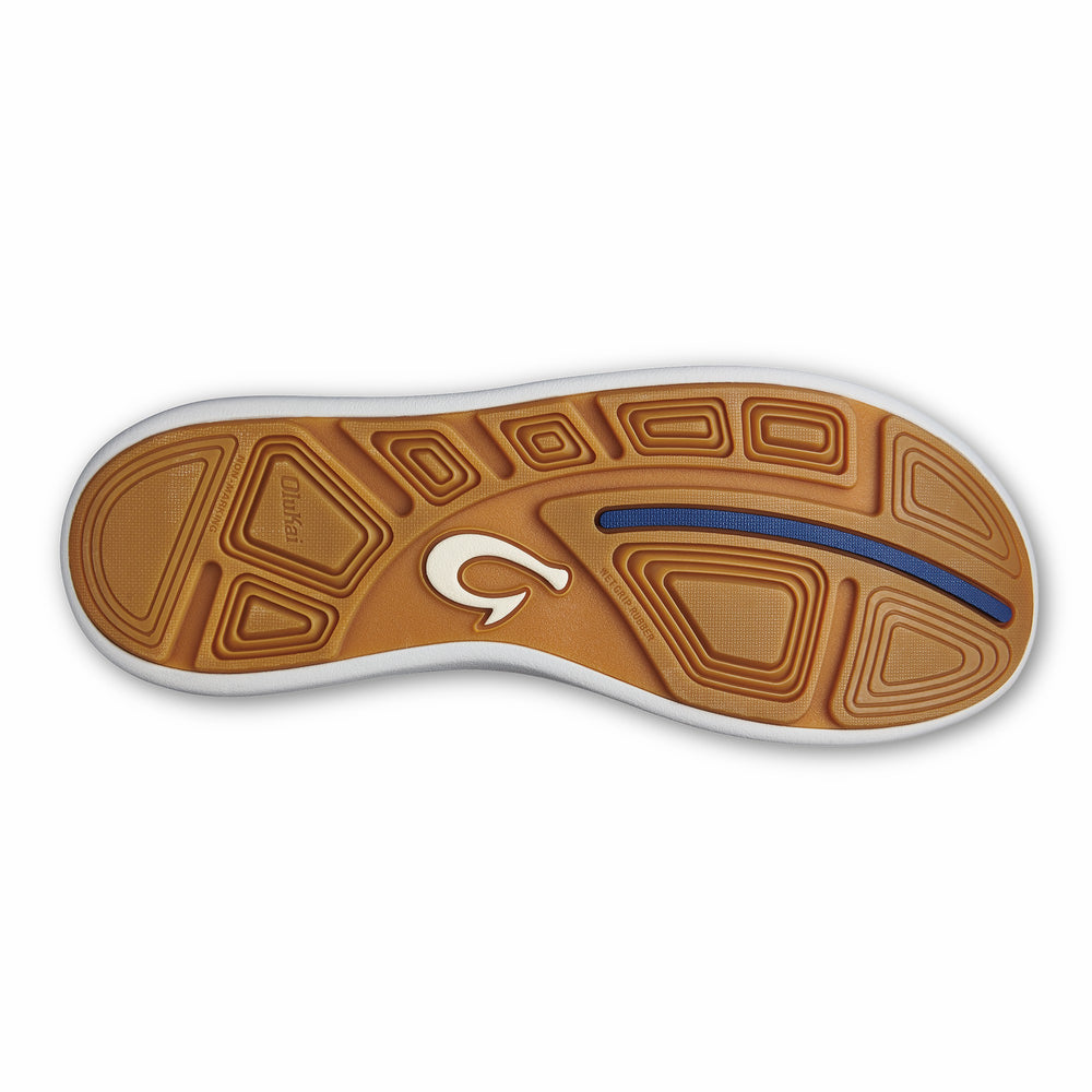 Moku Pae Men's Boat Shoes - Pavement / Vintage Blue