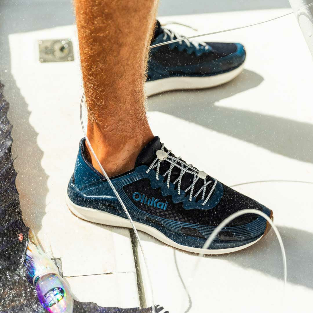 ‘Ahi Water Boat Shoes - Mood Indigo / Coastal Blue