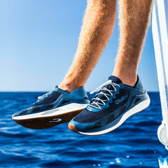 ‘Ahi Water Boat Shoes - Mood Indigo / Coastal Blue