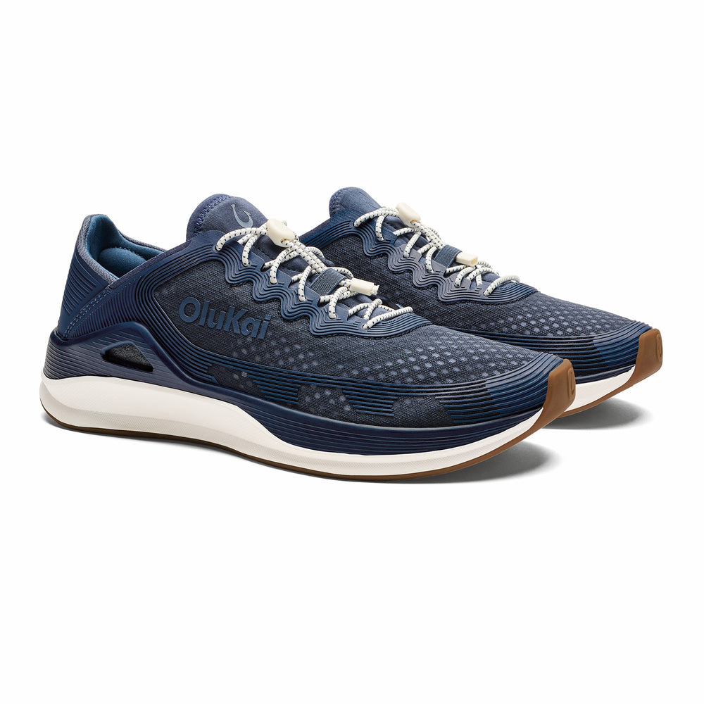 ‘Ahi Water Boat Shoes - Mood Indigo / Coastal Blue