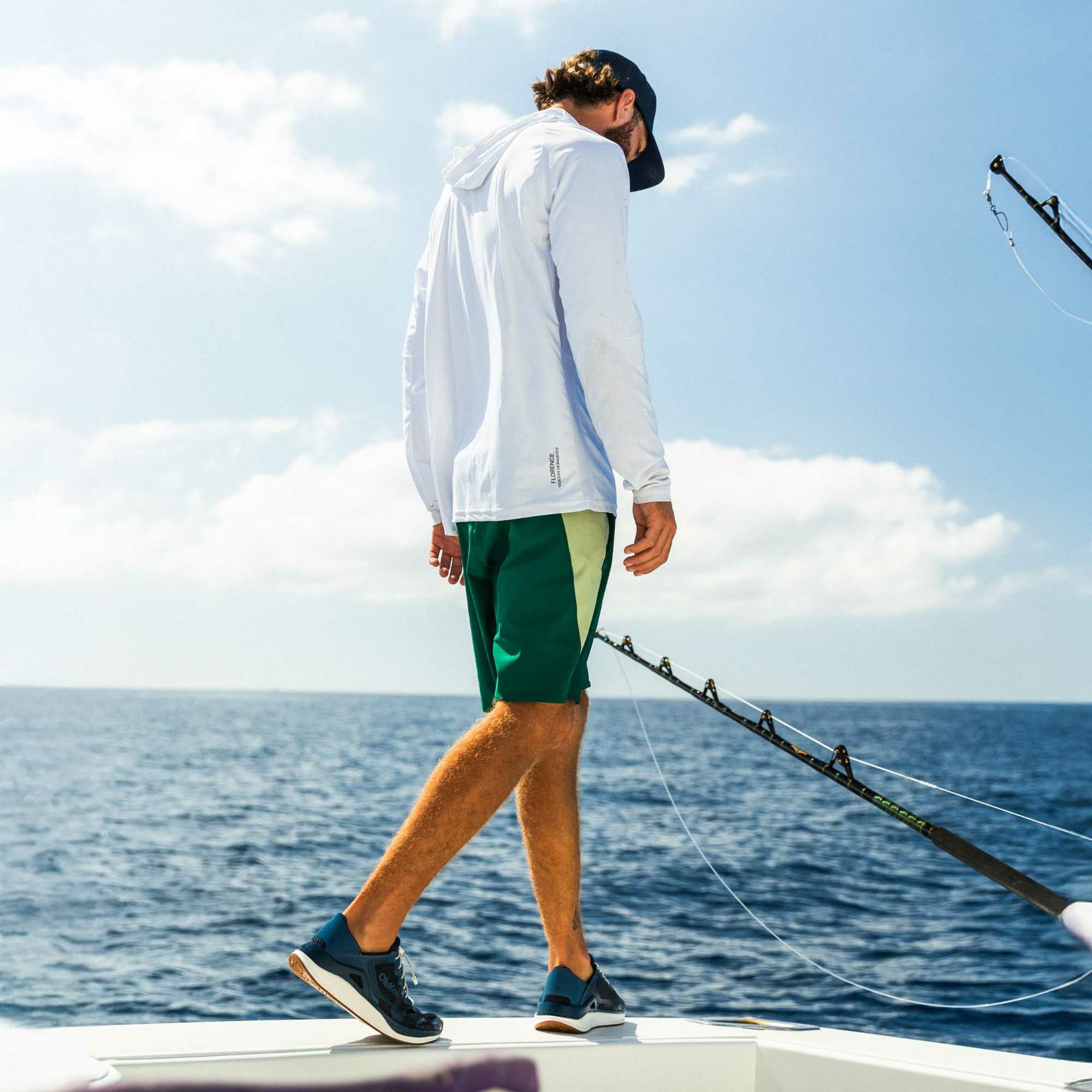 ‘Ahi Water Boat Shoes - Mood Indigo / Coastal Blue