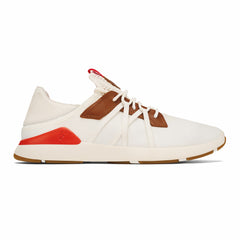 Mio Lī Men's Athletic Shoes - Bright White / Red Lava