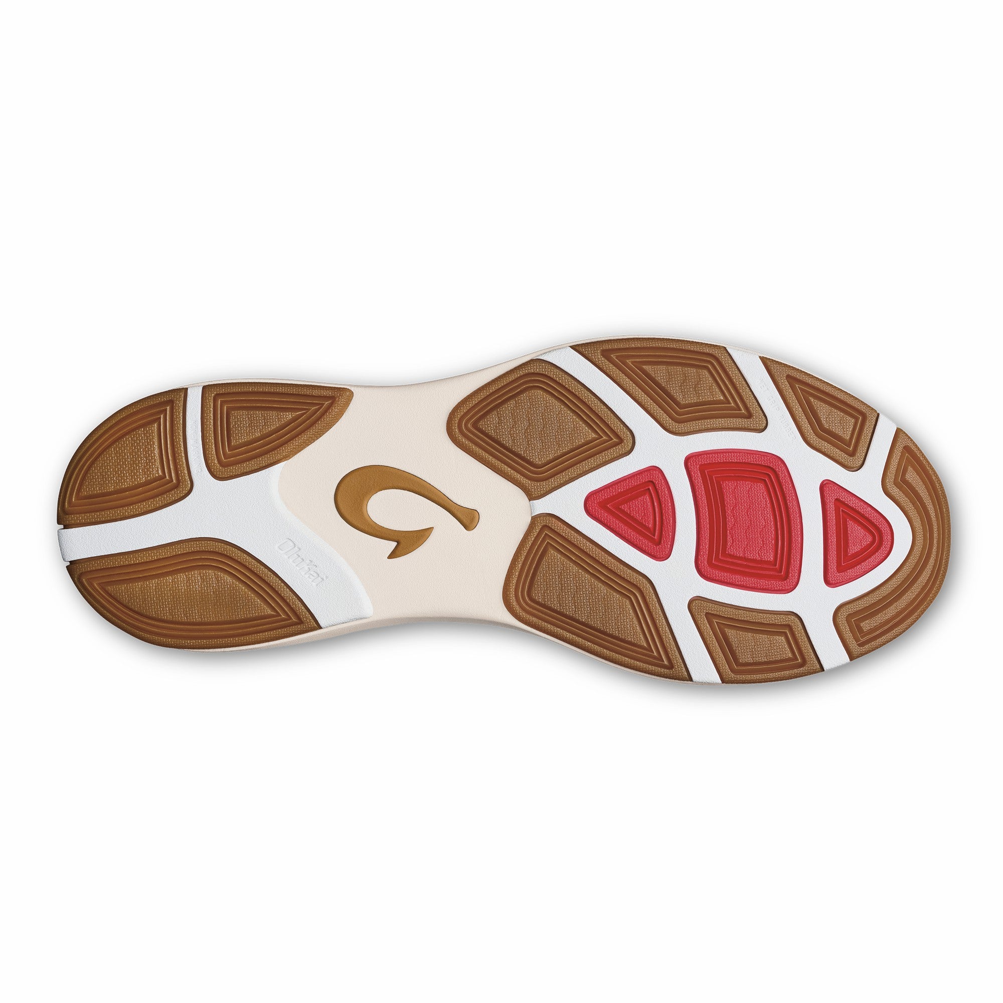 Mio Lī Men's Athletic Shoes - Bright White / Red Lava