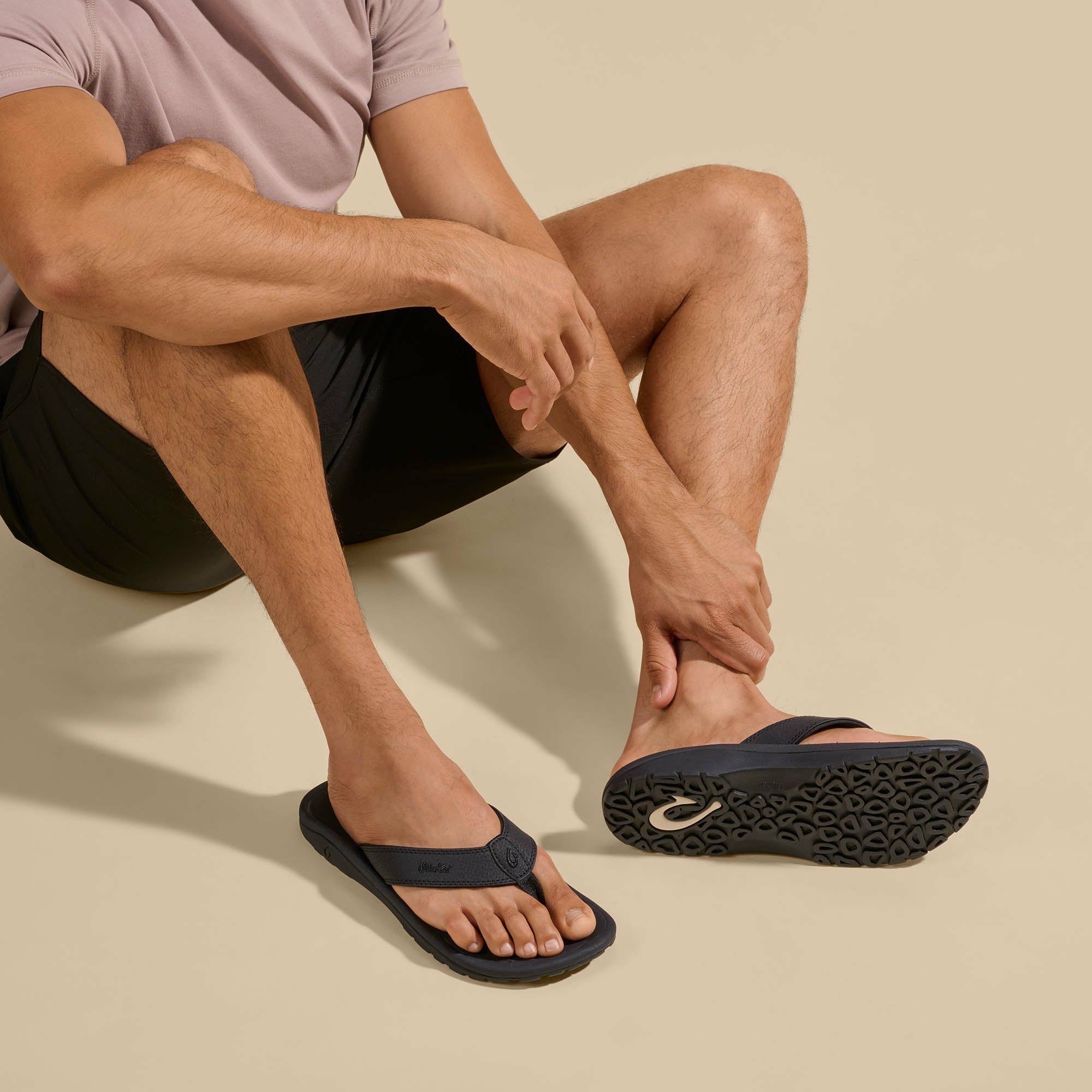 ‘Ohana Men's Best Selling Beach Sandals - Black