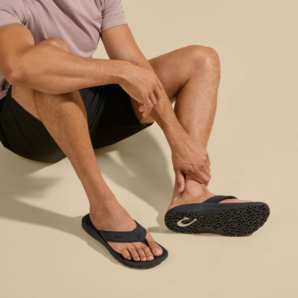 ‘Ohana Men's Best Selling Beach Sandals - Black