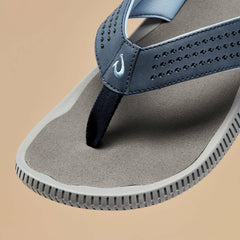 Ulele Men's Beach Sandals - Blue Depth / Charcoal