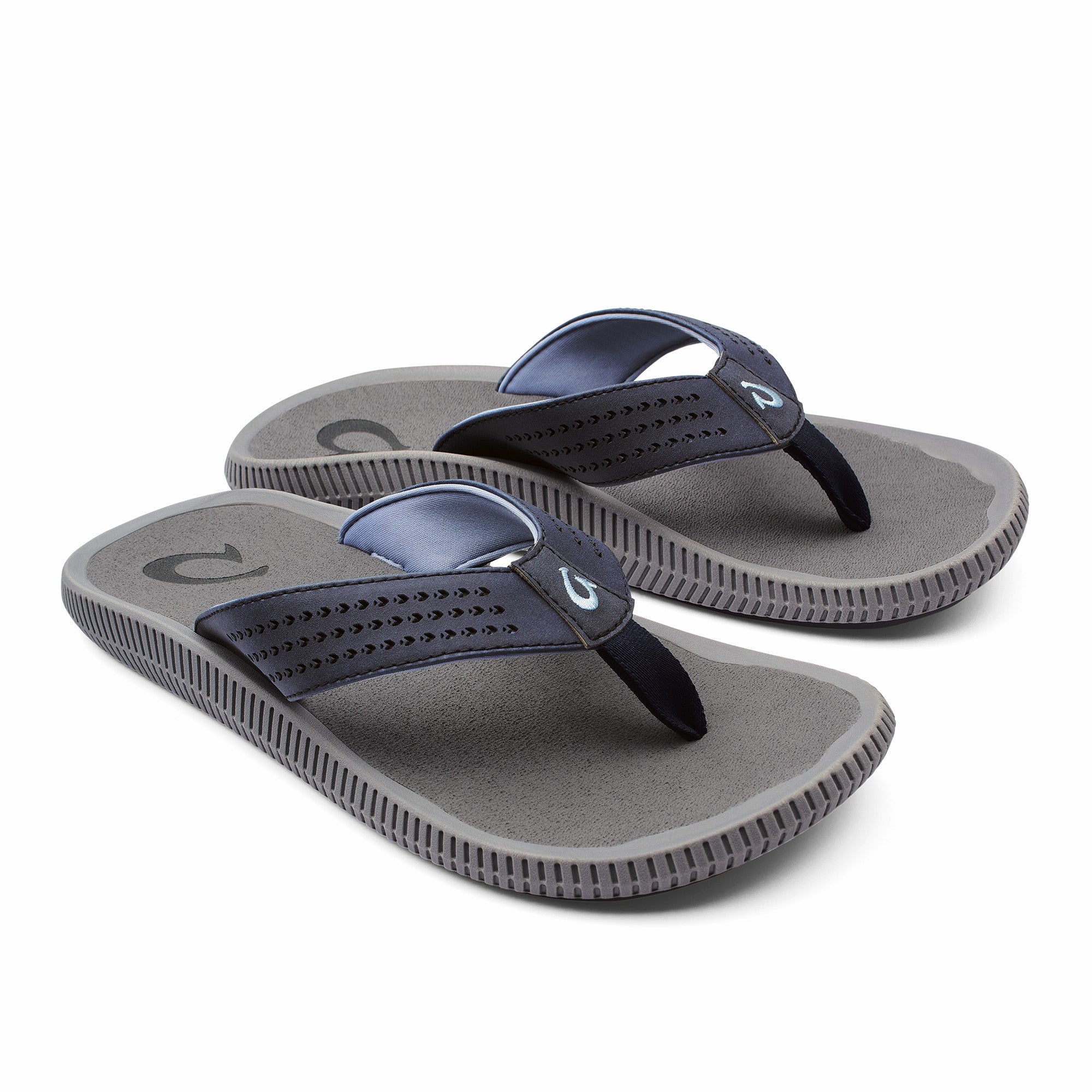 Ulele Men's Beach Sandals - Blue Depth / Charcoal
