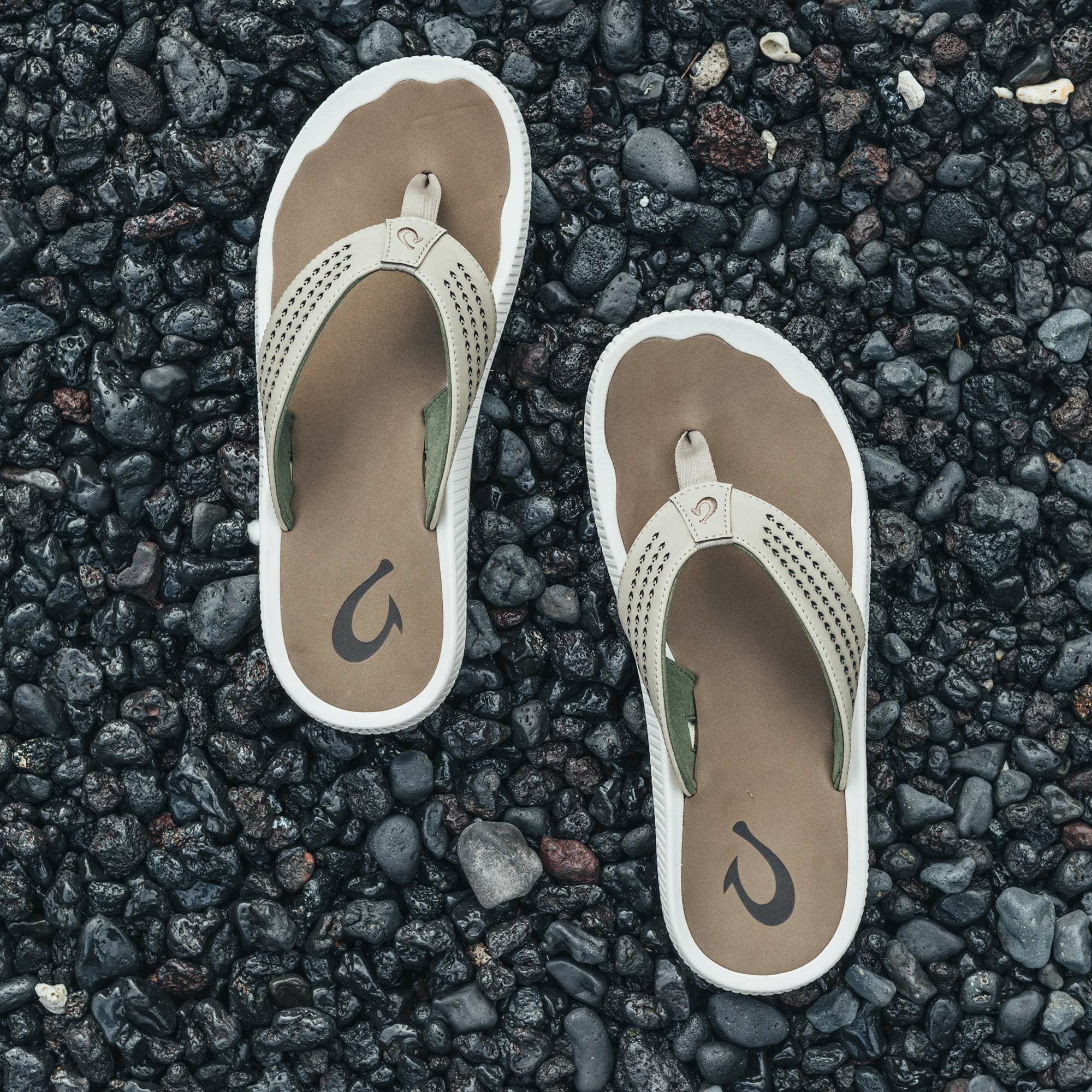 Ulele Men's Water-Ready Beach Sandals - Clay / Mustang