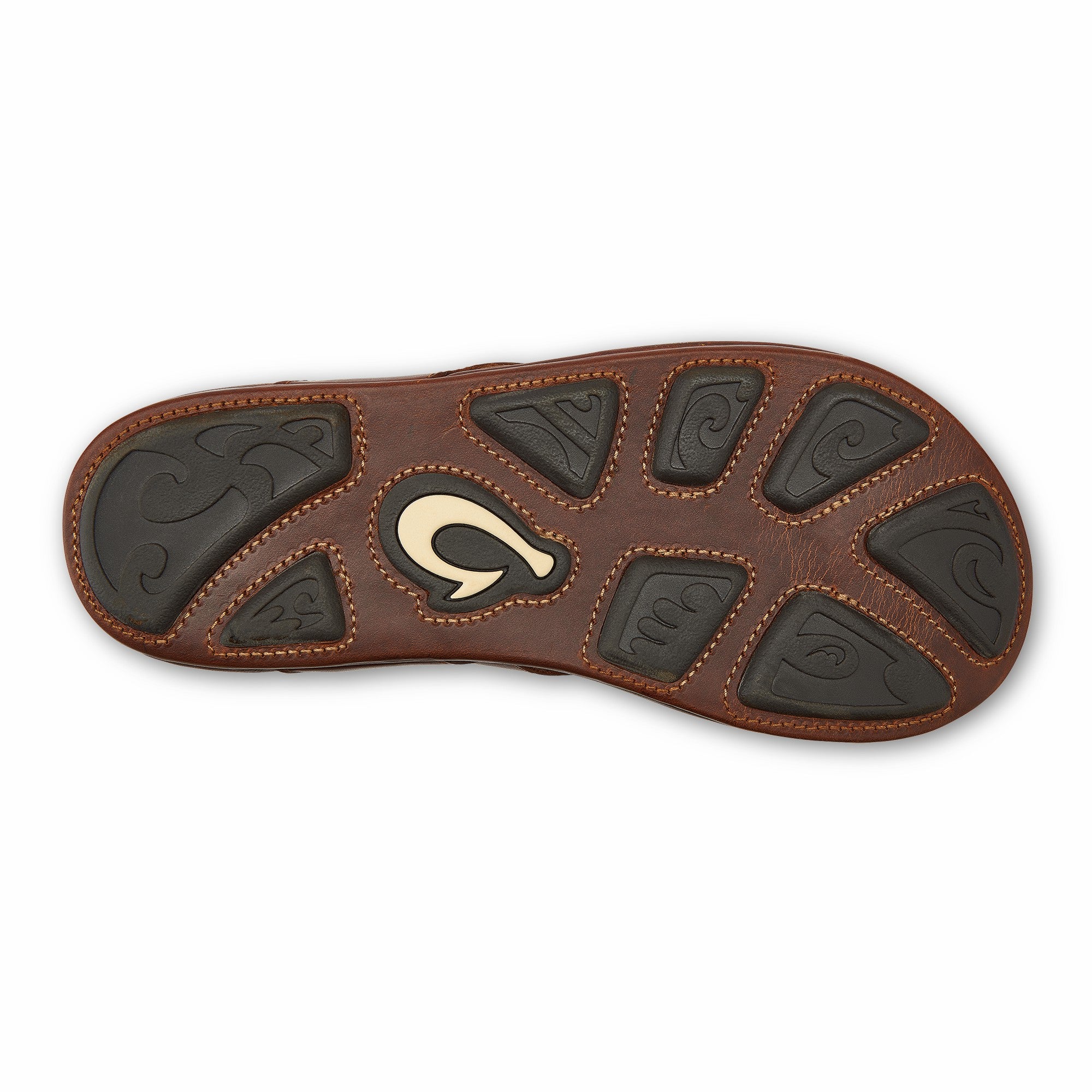 Mekila Men's Full-Grain Leather Beach Sandals - Natural