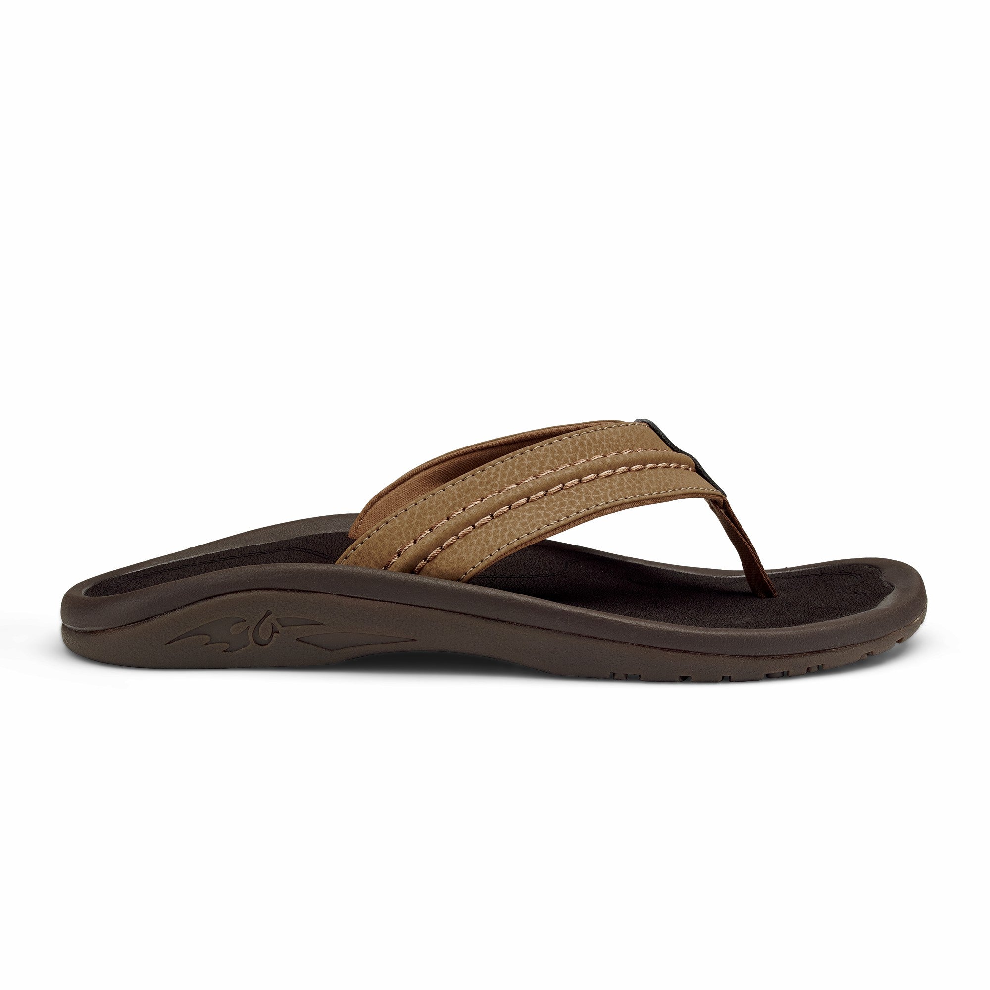 OluKai Hokua - Tan | Men's Beach Sandals