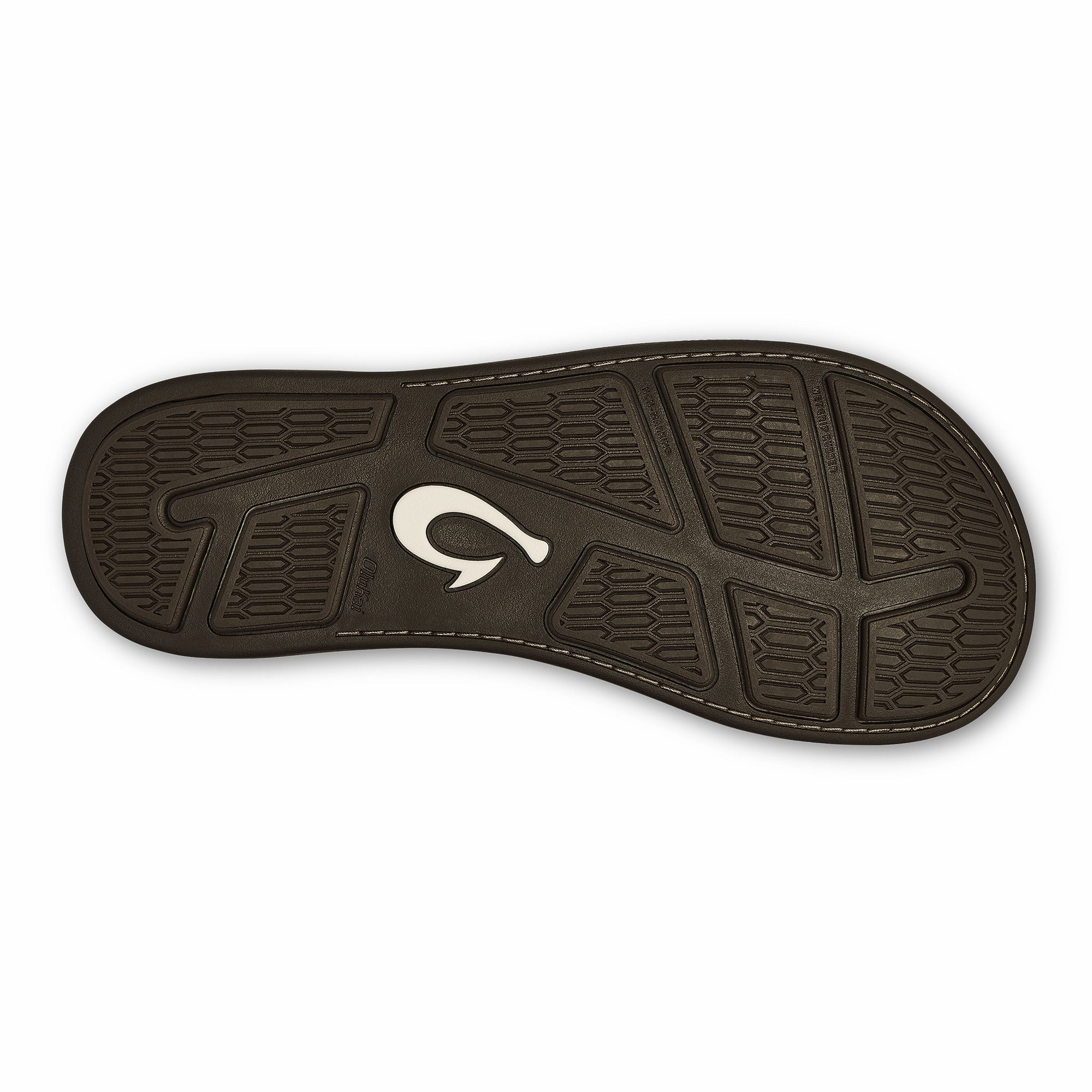 Tuahine Men's Waterproof Leather Beach Sandals - Dark Wood