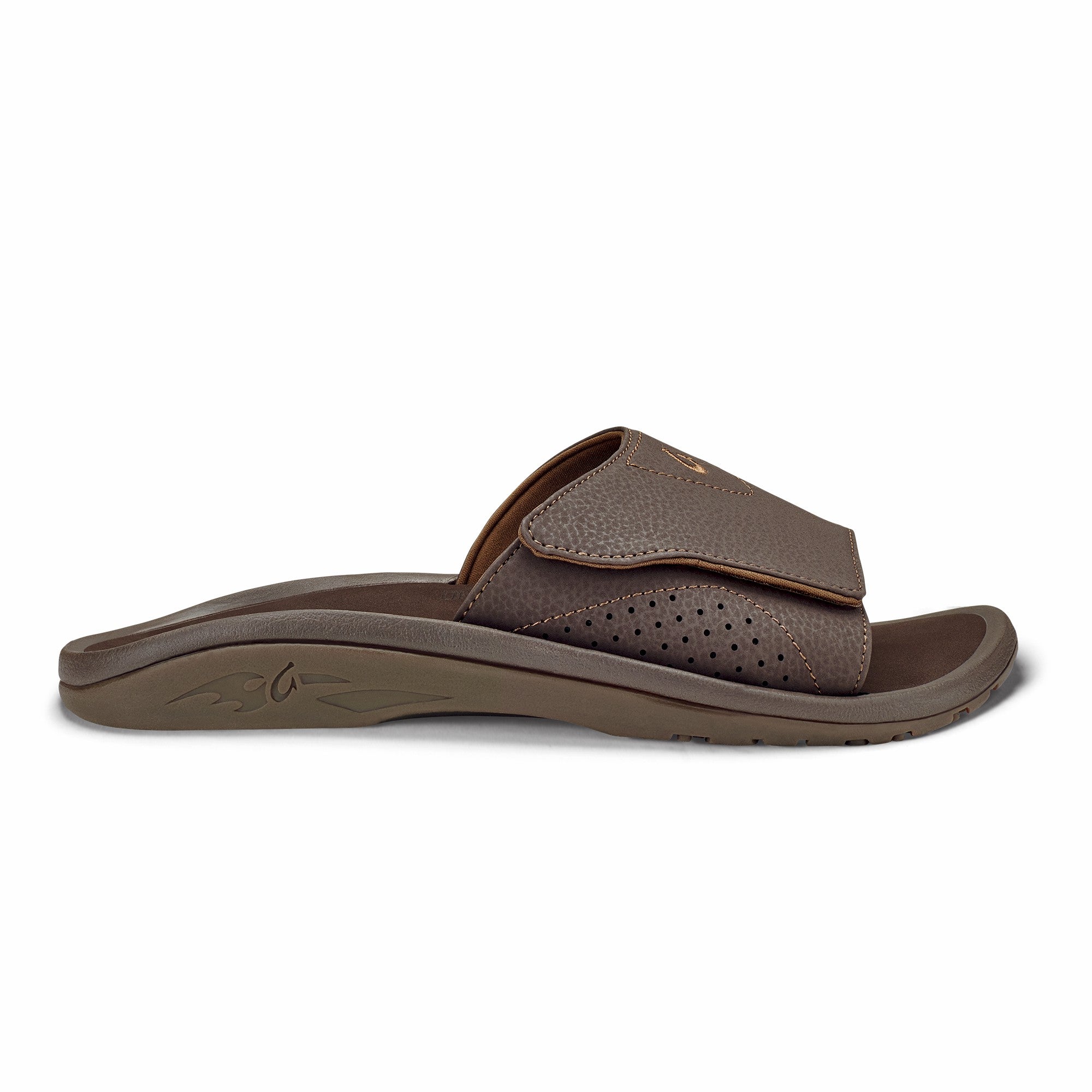 Nalu Slide Men's Beach Slide Sandals - Dark Java