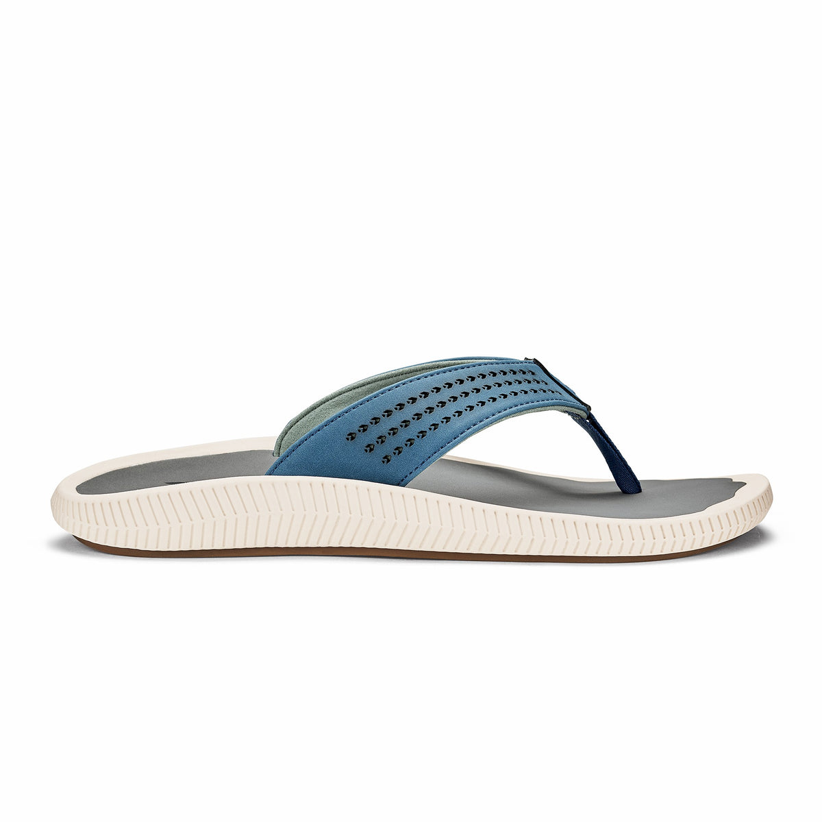 Ulele Men's Beach Sandals - Slate Blue / Charcoal