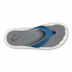 Ulele Men's Beach Sandals - Slate Blue / Charcoal