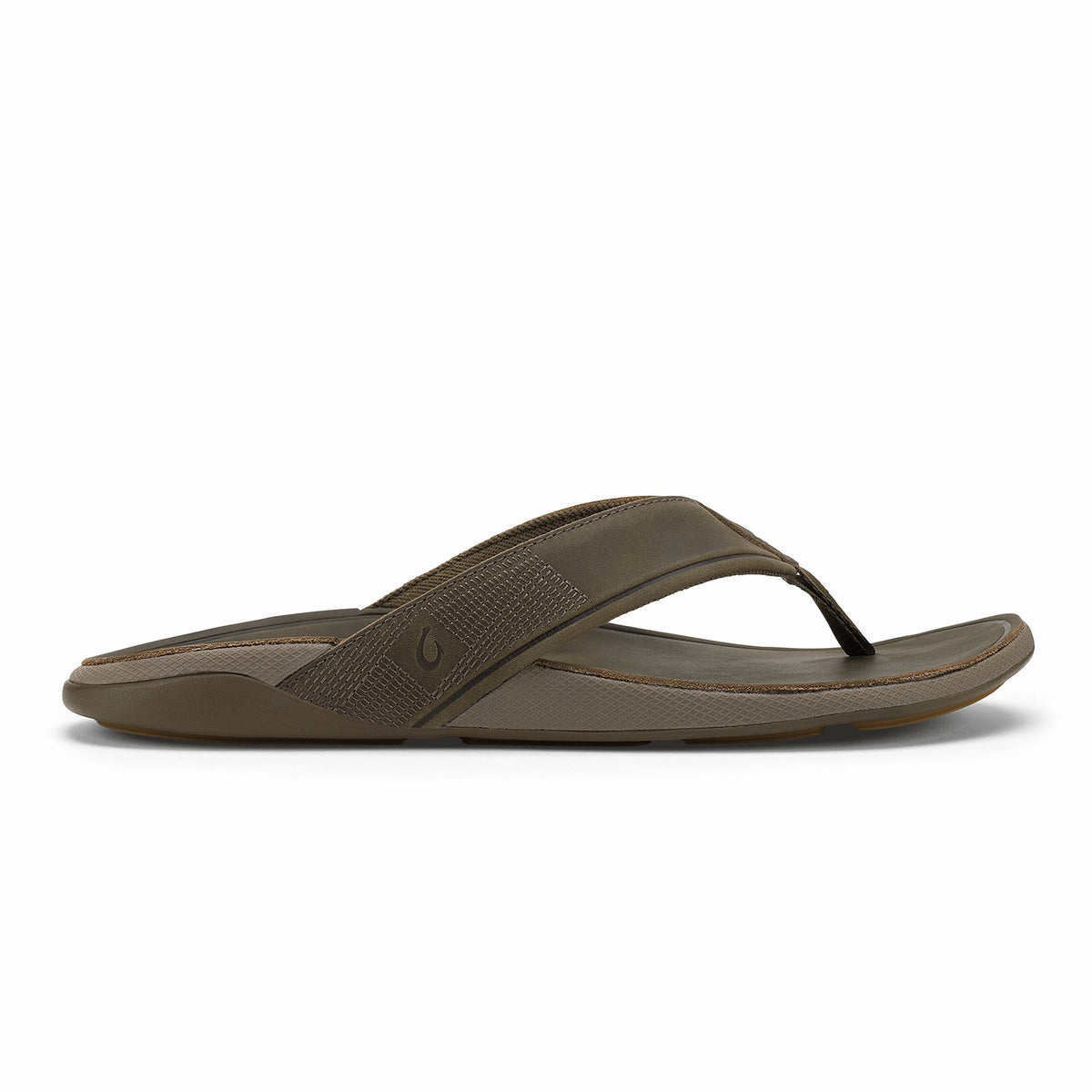 Tuahine Men's Waterproof Leather Beach Sandals - Canteen