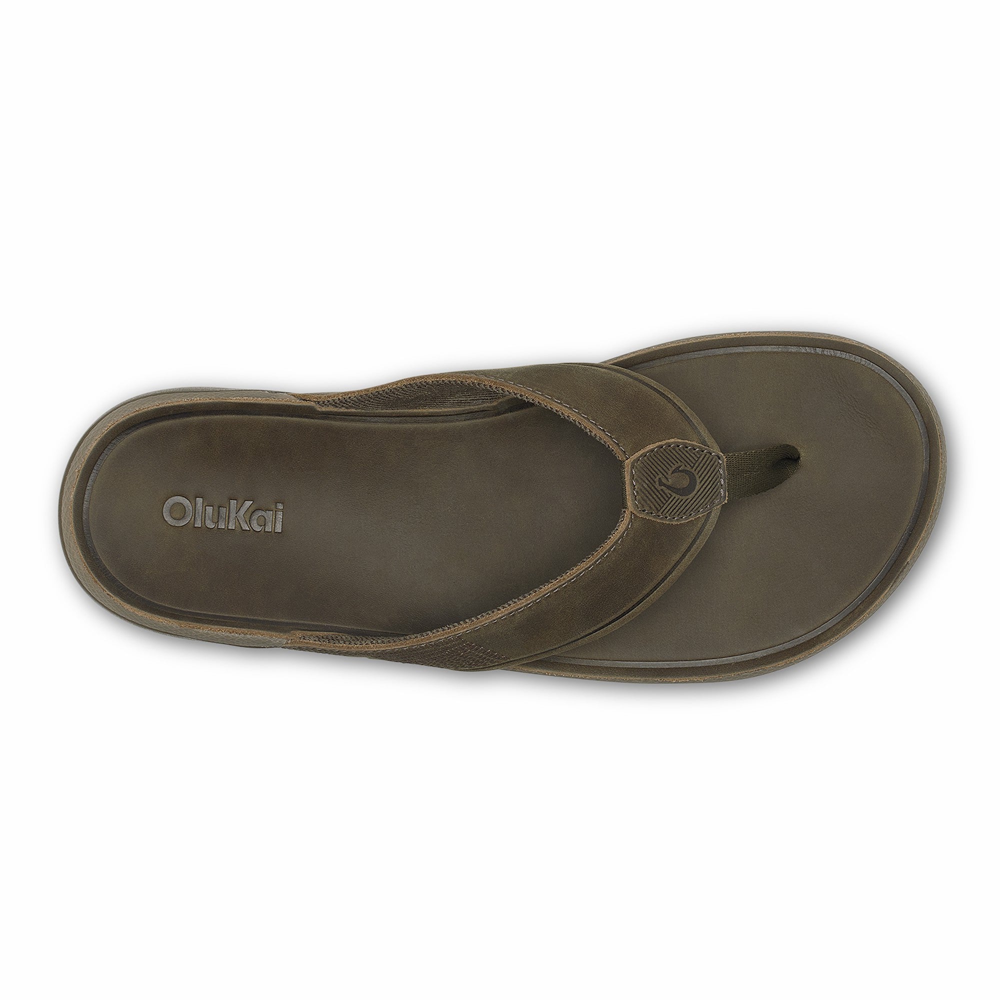 Tuahine Men's Waterproof Leather Beach Sandals - Canteen