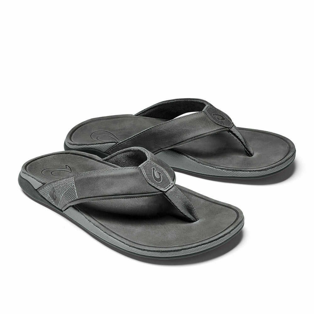 Tuahine Men's Waterproof Leather Beach Sandals - Lagoon