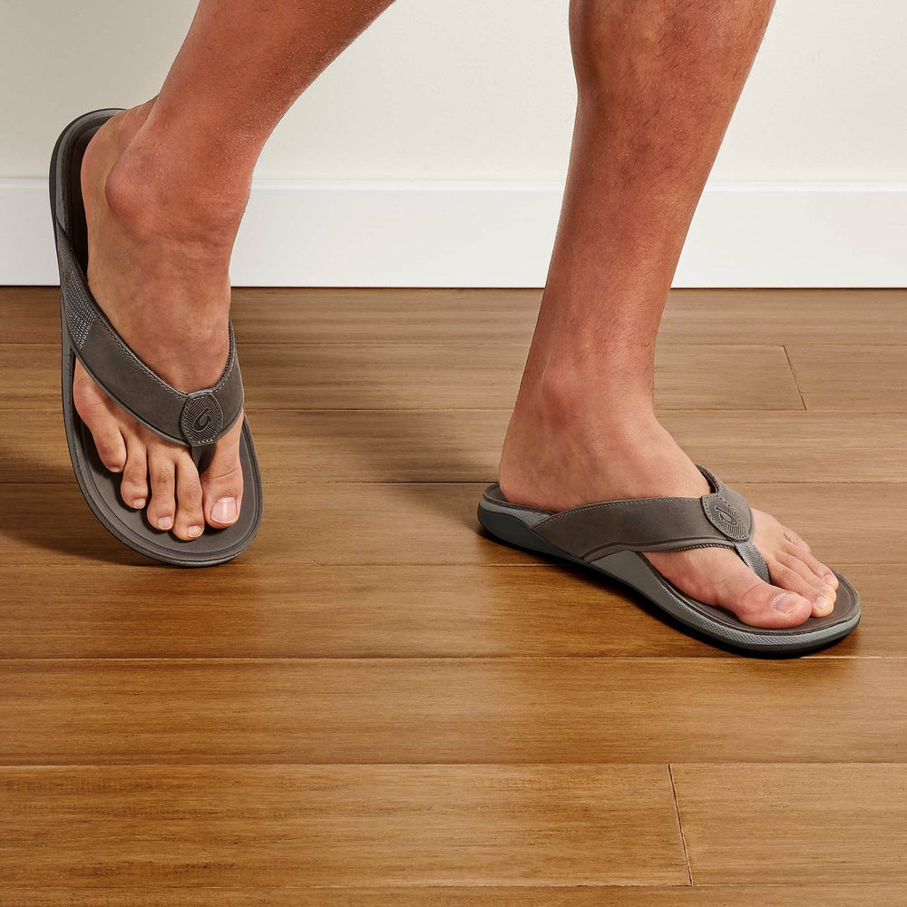 Tuahine Men's Waterproof Leather Beach Sandals - Lagoon