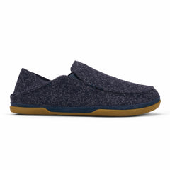 Moloā Hulu Wool Slippers - Trench Blue