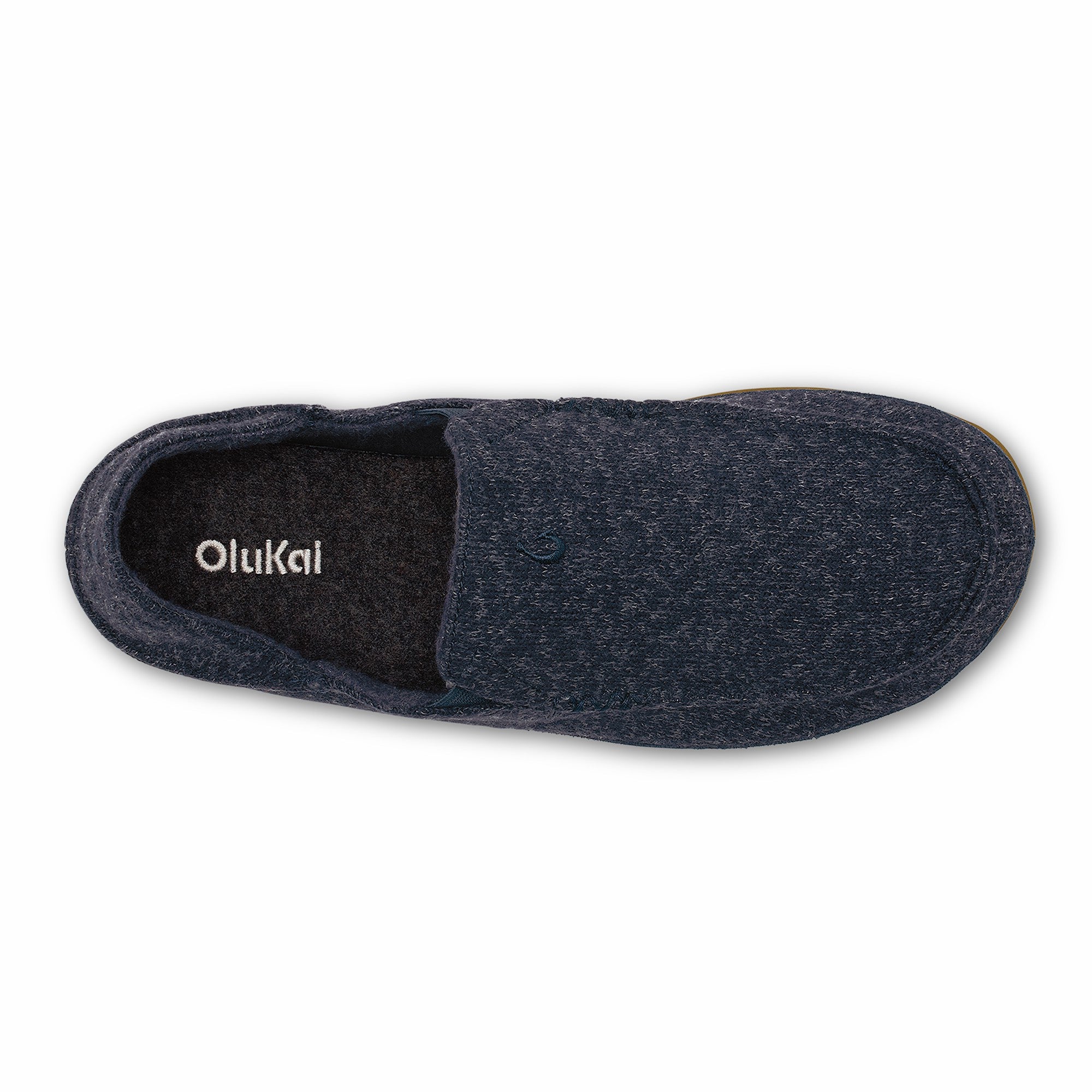 Moloā Hulu Wool Slippers - Trench Blue