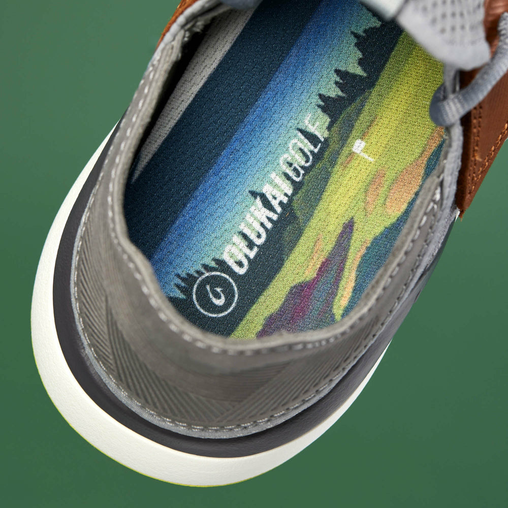 Manele Breathable Golf Shoes - Poi / Charcoal
