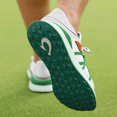 Manele Breathable Golf Shoes - White / Bamboo