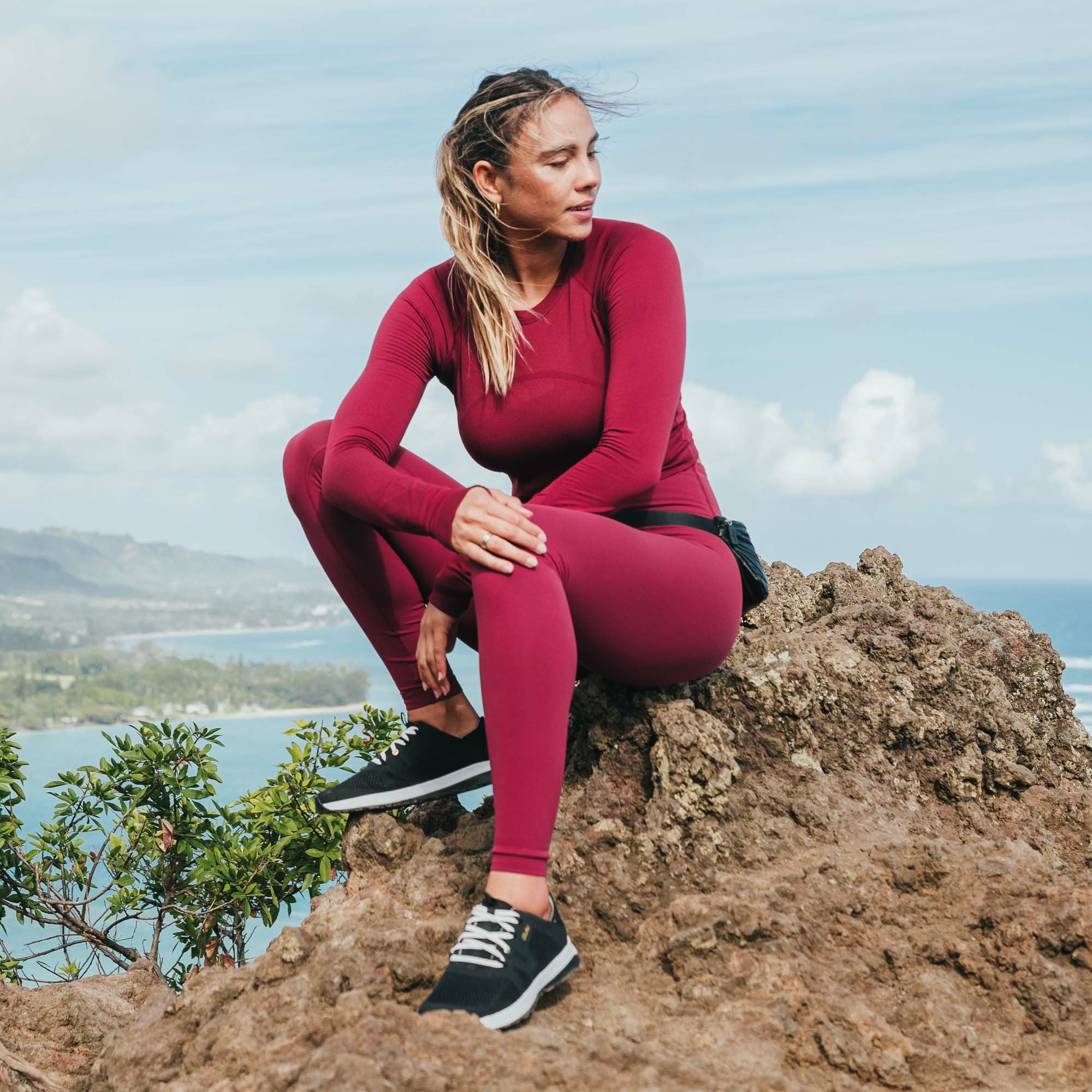 Huia Athleisure Shoes - Black