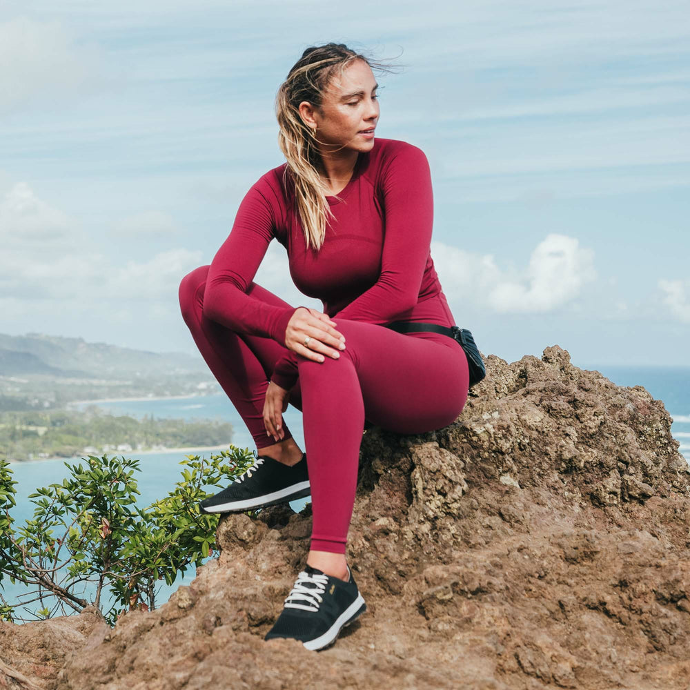 Huia Athleisure Shoes - Black