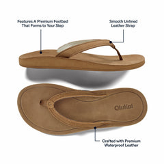 Southshore Waterproof Leather Sandals - Toffee