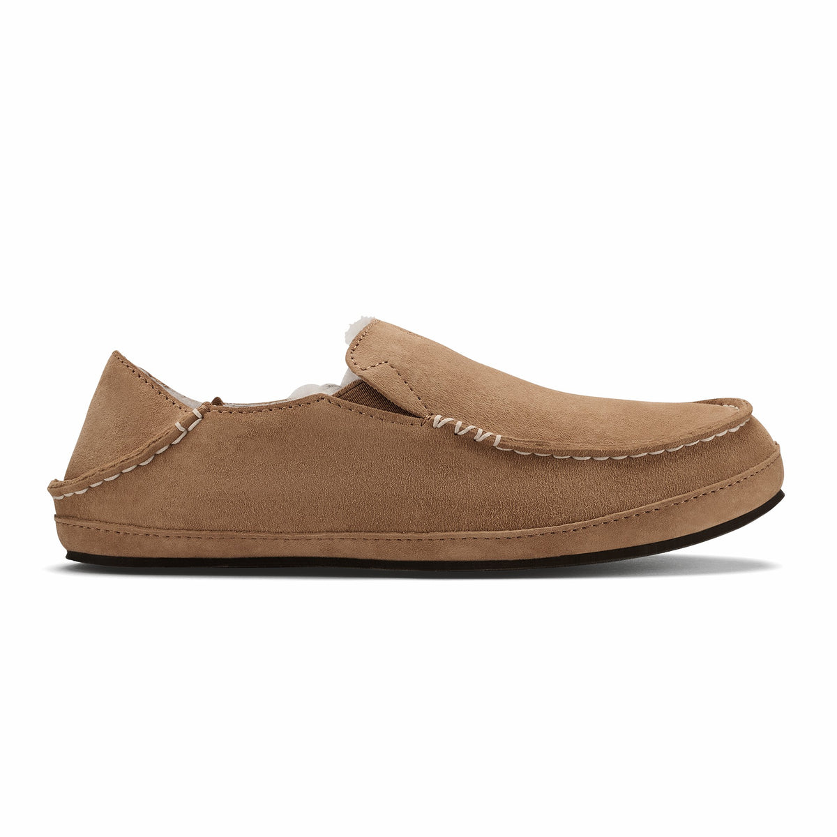 Nohea Women's Leather Slippers - Tan