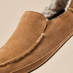 Nohea Women's Leather Slippers - Tan