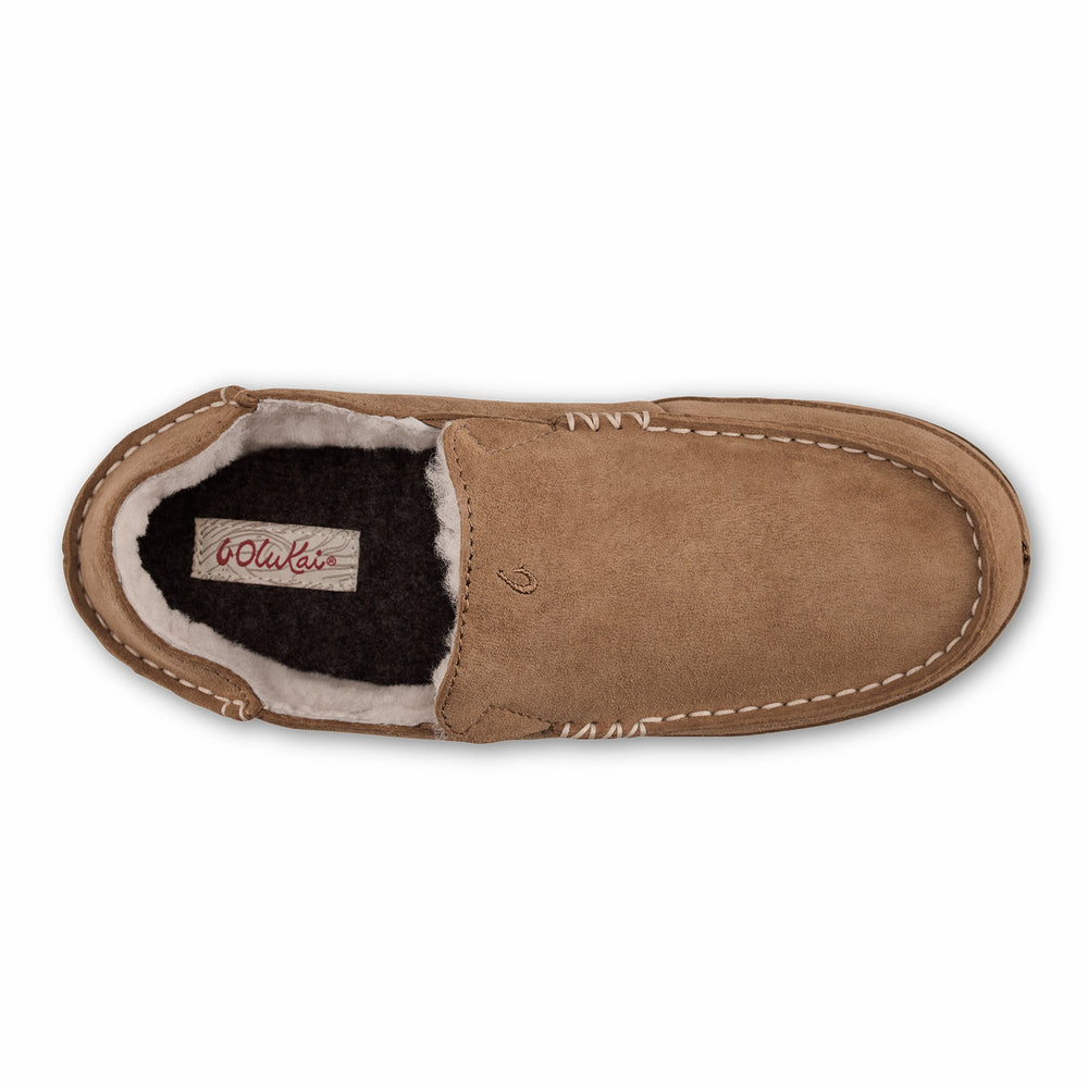 Nohea Women's Leather Slippers - Tan